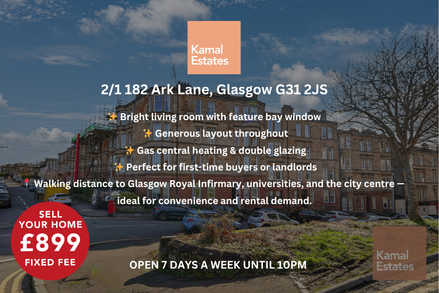 2/1 182 Ark Lane, Dennistoun, Glasgow, G31 2JS 