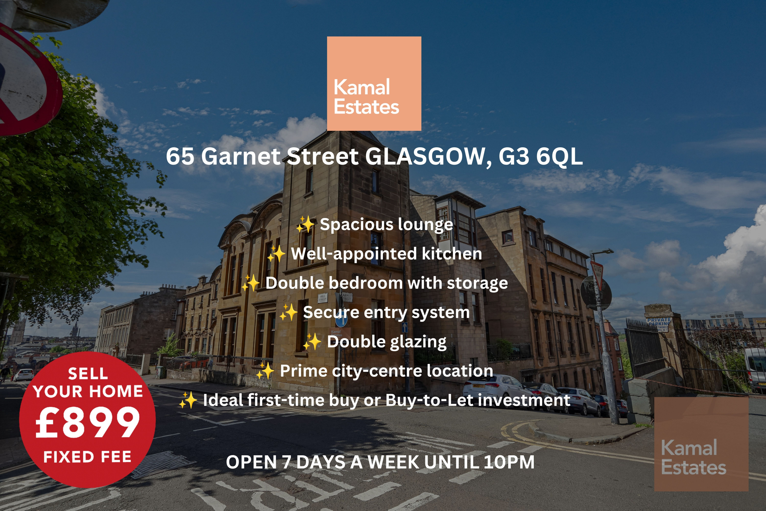 65 Garnet Street GLASGOW, G3 6QL